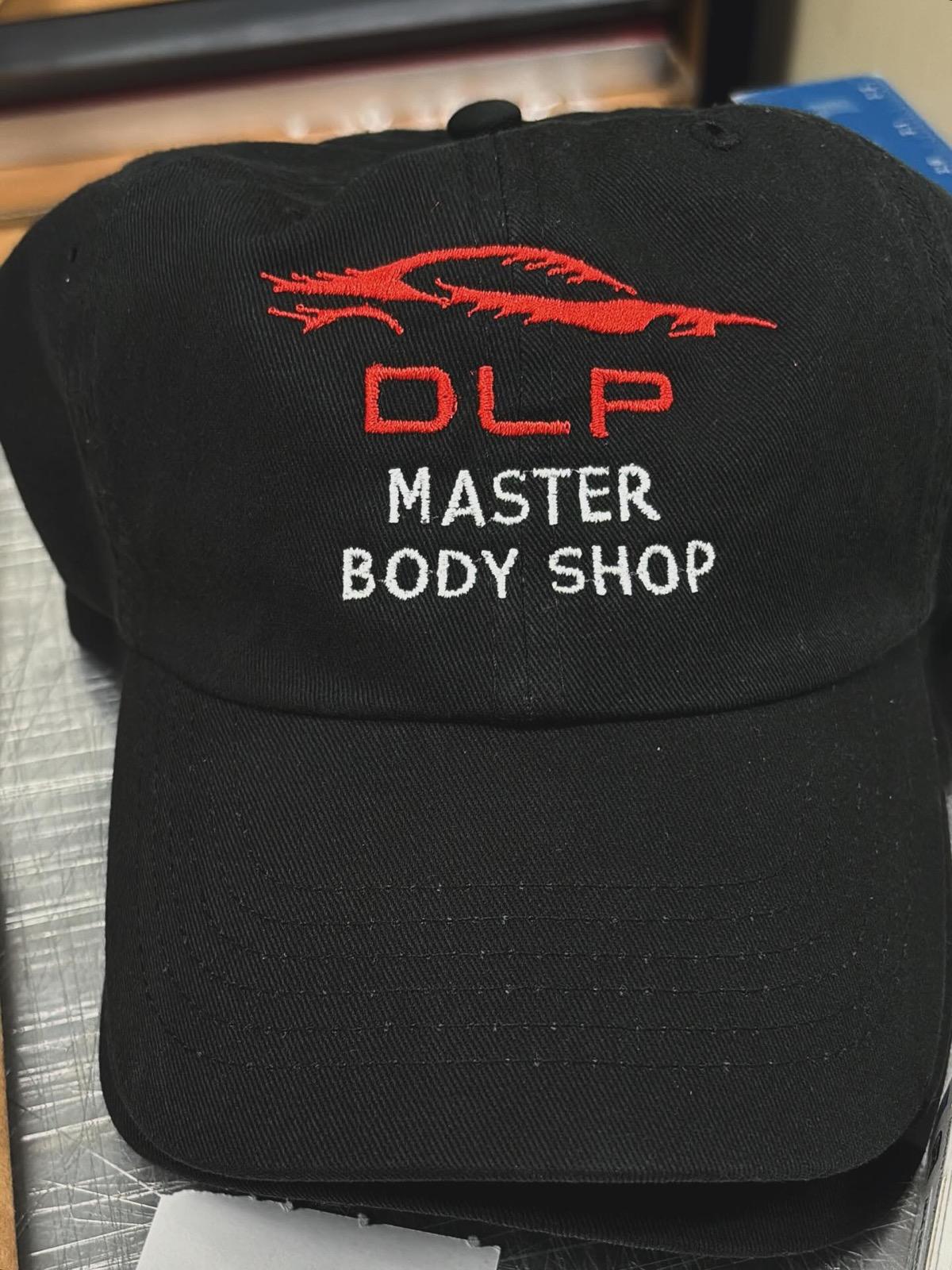 Embroidered cap made for DLP Master Body Shop