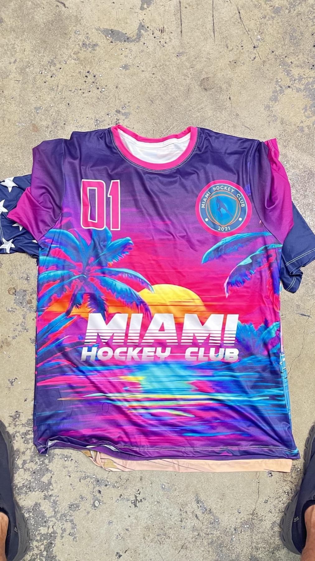 Printed Miami Hockey Club jersey